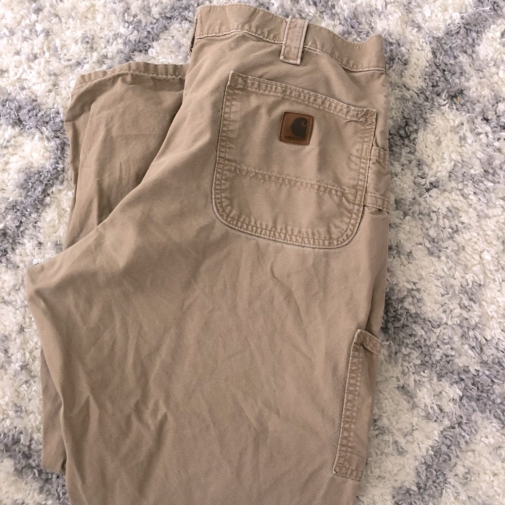 Men’s Carhartt Cargo khaki pants, size 38/30